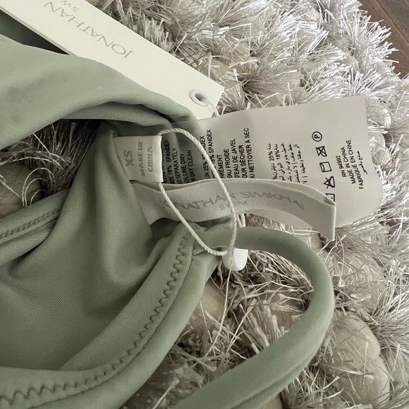 Jonathan Simkhai Stormi Strappy Solid One Piece - Picture 5 of 8